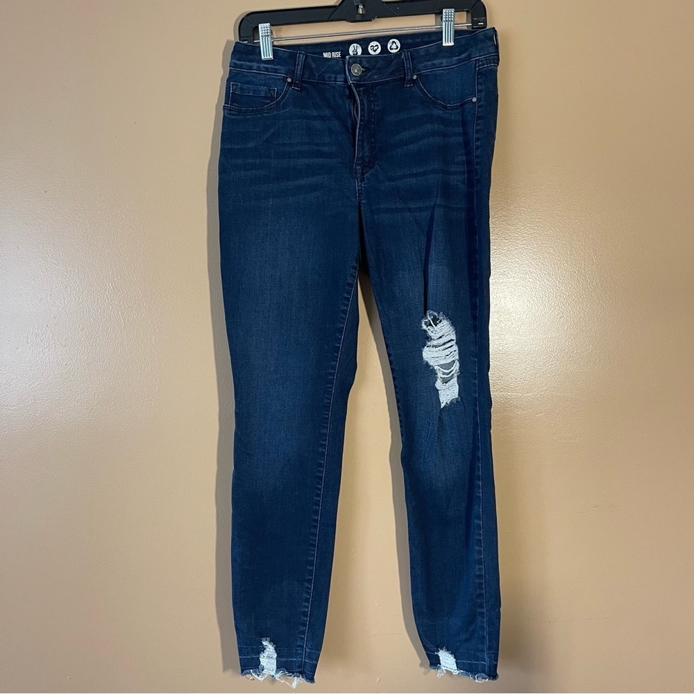 Rewash Navy Distressed Cropped Jeans Size 11 Jeans Bundle Deal! See description